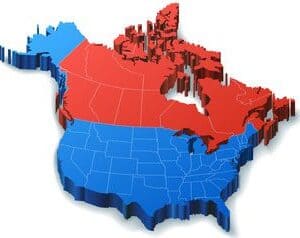 USA and Canada shipping